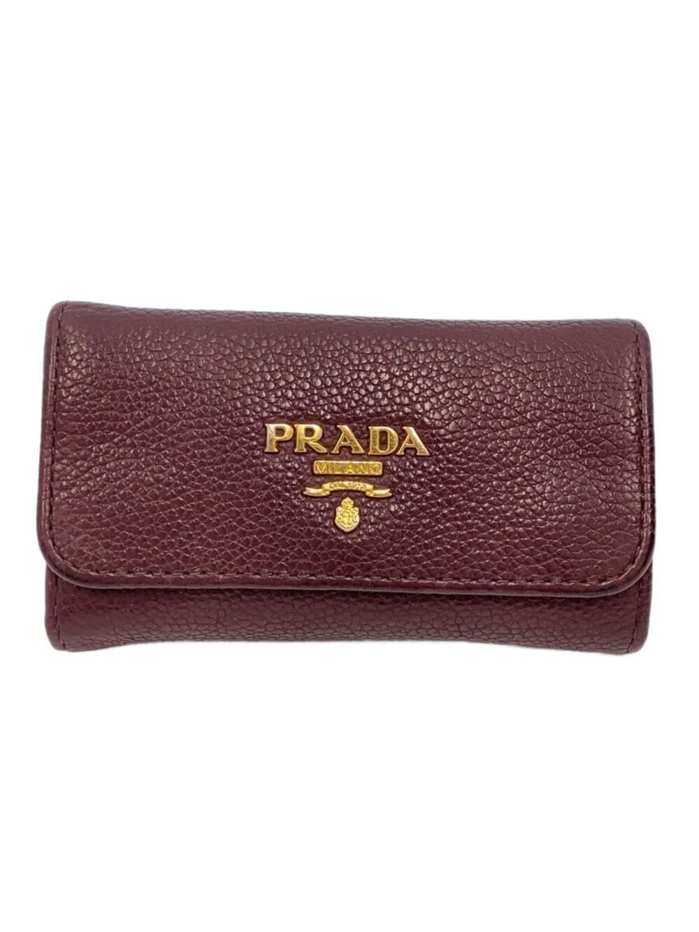 Prada Key Case Wallet Brown